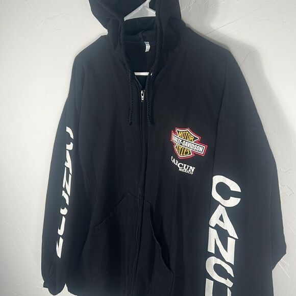 🔥HARLEY DAVIDSON CANCUN ZIp Up Lightweight Hoodie Jacket -Women’s XL - PERFECT - Picture 6 of 8